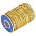 Miniatyrbillede 2 af 8: 70yd Crafts Kantsnor Fletning Rørledning Bias Tape Trims 1cm Bredde til Syning Sømbinding Syning Guld