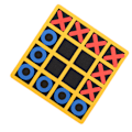 Pikkukuva 8 / 8: Kannettava ja turvallinen EVA Mini Tictactoe XO Shape Chess -peli, opettavainen lelu