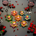 Miniatyrbillede 2 af 5: Lotus Fyrfadslys Resin Form, Silikoneforme til Fyrfadslys, Blomster, Silikoneforme til Smykkeskrin, Pyntebeholder, Slikæske, Borddekoration til Hjemmet