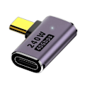 Miniatyrbillede 1 af 5: Oplader Konnektor Høj Hastighed Usb C Otg U-formet Lige Vinkel Han Til Hun Side Albue