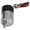Pikkukuva 4 / 5: Vaihdemoottori Nopeuden Alennus Harjaton D-akseli Hiljainen CW CCW Pyöriminen Vaihteistomoottori DC12V22RPM