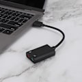 Pikkukuva 5 / 8: SKT2-BK USB2.0 Ulkoinen äänikortti, jossa on kuulokkeet ja mikrofoniliitäntä kannettavalle tietokoneelle
