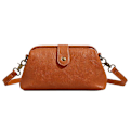 Miniatyrbild 1 av 5: Retro handgjord doktorsväska crossbody-väska för kvinnor retrostil läder crossbody axelväska (brun) 24*14*8CM