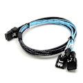 Pikkukuva 4 / 5: Liittimet Mini Sas Sata -kaapeli 1m Sas Sff-8087 - 4 Sata -kaapeli 12 Gbps Hhd-data