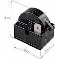 Miniatyrbillede 2 af 4: Pakke med 4 PTC Startrelæ 15 Ohm 220V Enkeltbenet PTC Starterrelæ til Køleskab Fryser og Kompressor Sort 1 Fod