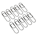 Miniatyrbillede 7 af 8: 66 stk Metal Pen Clips til Student Skridsikring Rustforebyggende Papirclips Pen Holder til Notebooks Office School Sort