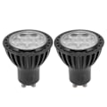 Miniatyrbilde 1 av 8: 2 stk. GU10-spotlightpære 3000K 7W varm hvitt LED-pæreerstatning for disk 110-240V