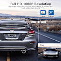 Miniatyrbillede 3 af 5: Dual Dash Kamera 1080p Fuld HD Front og Bag Dash Cam med 140° Bred Vinkel - Bilkamera Dashboard Kamera Dashcam til Biler - Nattesyn og 3.0 LC