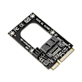 Miniatyrbillede 5 af 5: Mini Sata Til 7-pin Sata Forlængeradapter Fuld Højde Halv Størrelse Til 2.5\" 3.5\" Hdd
