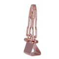 Pikkukuva 3 / 8: 30 kpl Binder Clips Cute Rose Gold Horn Pattern Handle Metal Small Binder Clips Office File Clips With Storage Box