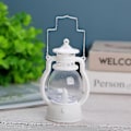 Miniatyrbild 3 av 5: Mini Lyktor 2-pack LED Små Lyktor Inomhus Lyktor Dekorativa Utomhus Hängande Lykta Dekorativ vit guld
