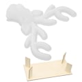 Miniatyrbillede 7 af 8: Hjorteformet silikoneform Genanvendelig DIY epoxyharpiksstøbning Ornamentform med bord til skønhedssalon