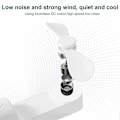 Miniatyrbillede 3 af 5: Bærbar Ventilator, USB Ventilator Mini Ventilator Batteridrevet Håndventilator, Bordventilator Med Powerbank
