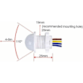 Miniatyrbild 4 av 5: Infraröd Rörelsesensor LED Downlight Pir100v-240v Ljusbrytare