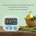 Miniatyrbild 4 av 4: Digital Kökstimer LED-Display Stoppur för Matlagning och Bakning