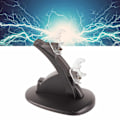 Miniatyrbild 6 av 8: Spelkontroll Laddningsställ Dropsäkert bärbar Dual Gamepad-laddarstation med indikator för PS4 SLIM