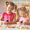 Miniatyrbild 4 av 5: Pop Fidget Spinner, Enkel Sensorisk Fidget Spinner Leksak Tryck Pop Bubbla Spinner Leksak för Stressreducering och Ångestlindring Handleksak för Barn - Rosa