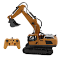 Miniatyrbilde 5 av 8: 1:20 Skala 2.4G Fjernstyrt Gravemaskin 680° Rotasjon 11 Kanals RC Gravemaskin Leker RC AnleggsmaskinEnkelt Batteri