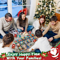 Miniatyrbilde 5 av 5: Julekalender-puslespill for voksne med 1000 brikker, 2024, farget glass-puslespill