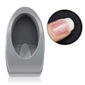 Miniatyrbillede 2 af 8: Fransk Dip Nail Container Smile Line Maker Fransk Nail Art Guide Manicure Tools Grå