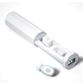 Miniatyrbilde 1 av 8: Trådløse Bluetooth-ørepropper med stabil tilkobling, støyreduksjon, håndfri samtale, TWS-sportsørepropper, hvite