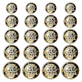 Miniatyrbilde 2 av 4: Metallknapper i 50-pakning - Flat knapper for jeans, dresser og jakker