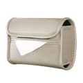 Armstöd Tissue Box Hållare Slitstark Pu Läder Baksätes Tissue Fodral Hållare Servett Organizer Beige