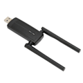 Miniatyrbild 6 av 8: Wifi 6-adapter 2,4G 573,5 Mbps 5G 1201 Mbps Dual Band WiFi 6 USB3.0 Trådlöst Nätverkskort för Stationär Dator Bärbar Dator