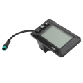 Miniatyrbilde 2 av 8: Elektrisk sykkeldisplay 36V 48V LCD GD01 Display 5 Pin Vanntett Plugg for 22,2mm Styre