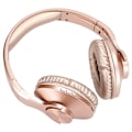 Miniatyrbillede 6 af 8: BT602 Letvægts trådløs Bluetooth 4.2 Gaming Headset ABS On‑Ear-hovedtelefoner Stereo Guld