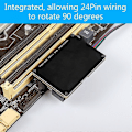 Pikkukuva 3 / 5: Atx24pin - 24pin tietokoneen emolevyn virtalähde 90 + kaapeli