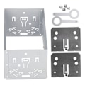 Miniatyrbild 1 av 5: 2 Din Universal Radio Ram Aluminiumlegering Stereo Ljudinstallation Fascia Passar för B5/MK3/MK4