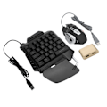 Miniatyrbilde 7 av 8: 3 stk. perifer utstyrt kablet tastatur mus konverter utstyr USB universal for Android, for IOS