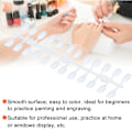 Miniatyrbillede 7 af 8: 240 stk. Runde falske neglespidser Gel Polish Farve Display Card Practice Palette Manicure Tool #02