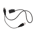 Pikkukuva 1 / 5: Usb 2.0 - 7+6+13-nastainen Sata-sovitinkaapeli Ulkoinen virta Usb Sata -muunninjohto
