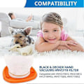 Miniatyrbillede 4 af 5: Vacuumfiltre kompatible med Black &Decker HNVC220BCP07 Dustbuster håndstøvsugere Dele HNVCF10 Robotstøvsuger C