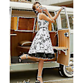 Pikkukuva 4 / 4: Musta Rockabilly-hame naisille XL
