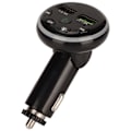 Miniatyrbild 1 av 8: FM-sändare Biladapter Ambient Light Design Handsfree Ringer Automatisk power Minnesfunktion USB2.0 Billaddare F13