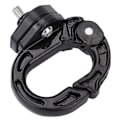 Miniatyrbillede 6 af 8: Motorcykel Front Claw Hanger Bagage Hjelm Taske Krog Legering Stål Aluminium 12kg Belastning Bærende til Elektrisk ScooterSort