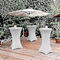 Miniatyrbild 5 av 5: Fyrvägs Åtsittande Stretch Cocktail Runt Spandex Bordsöverdrag