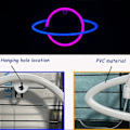Miniatyrbillede 5 af 5: LED Planet Neonskilte LED Planet Neonskilte Batteri eller USB-drevet LED Planet Soveværelse Bar Julefest Festlig Dekoration Gave Neon Planet