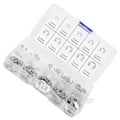 Miniatyrbilde 7 av 8: 120 stk E Clip Washer Kit Rustfritt stål Åpen låsering Ringakselring M1.5-M10