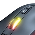 Miniatyrbild 7 av 8: Trådlös mus USB Uppladdningsbar Ergonomisk trådlös spelmus för bärbar dator Svart
