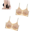 Miniatyrbilde 1 av 5: Ultra tynn is silke sømløs komfort-BH - Plus Size (2stk) XXL Hud