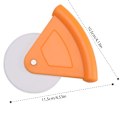 Pikkukuva 6 / 8: Muovinen pizzaleikkuri, pizzanleikkaustyökalu, kakun ja leivän leikkaustyökalut, leivontatyökalut, leivontavälineet