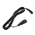 Miniatyrbillede 2 af 8: IEC320 C14 til IEC320 C7 strømledning 10A 250V 2500W IEC320 C14 han til IEC320 C7 hun strømledning kabel 100-250V 9,8 fod