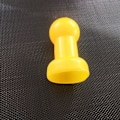 Miniatyrbilde 2 av 3: 12 x Trampolinehetter Stolpehetter Trampolinetilbehør Gul 25mm