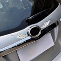 Pikkukuva 2 / 5: 3D Metalliset Siivet Tarrat Auto Metallitarra Autotarvikkeet (1 Pari) (Hopea)