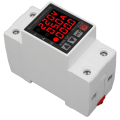 Miniatyrbild 5 av 8: Strömskydd 3 Display Justerbar Intelligent Överspänning Underspänningsskydd AC 80‑300V 1‑63A