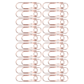 Pikkukuva 3 / 8: 20 kpl Iron kynäpidikkeet Rose Gold kynäpidikepidikkeet Pienet kannettavat kynäpidikkeet paperitavaroihin toimistoasiakirjoihin